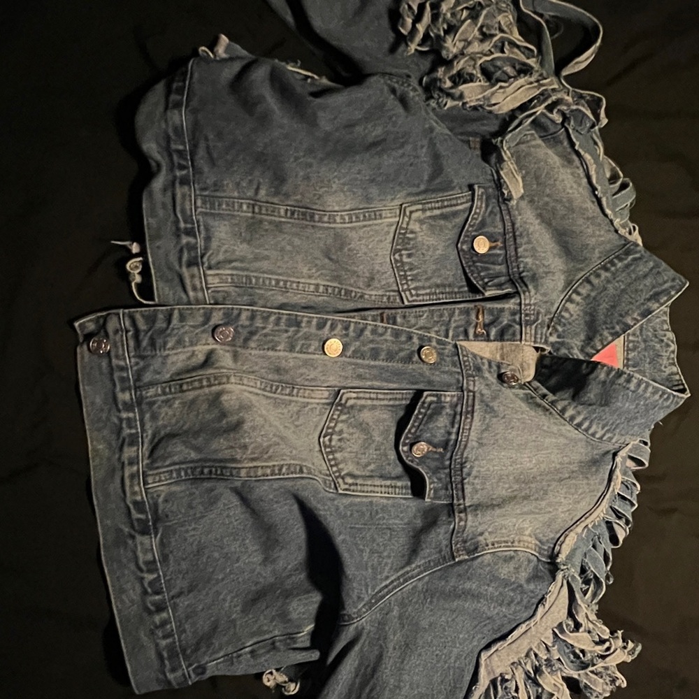 Fringe Denim Jacket